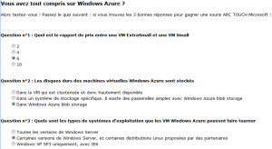 Windows Azur Solution Quiz Iaas